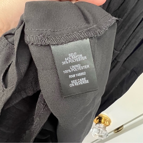 Black tiered maxi dress - Picture 3 of 4